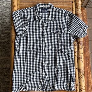 Scotch & Soda Blue and White Checkered Shirt